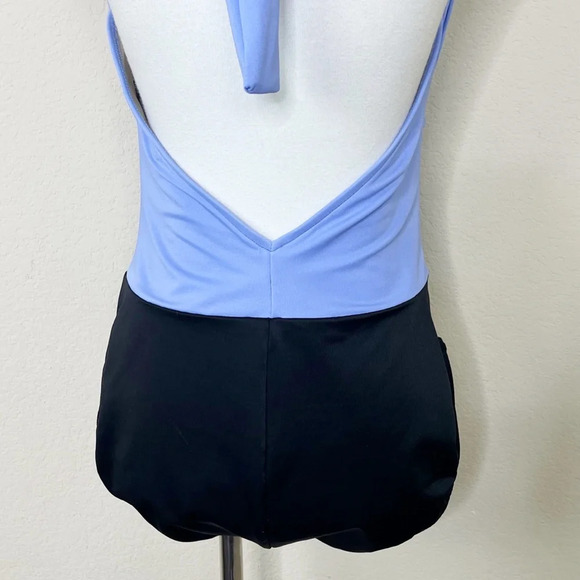 Miraclesuit Colorblock Halter Ruched Side One Piece Swimsuit - Picture 7 of 10